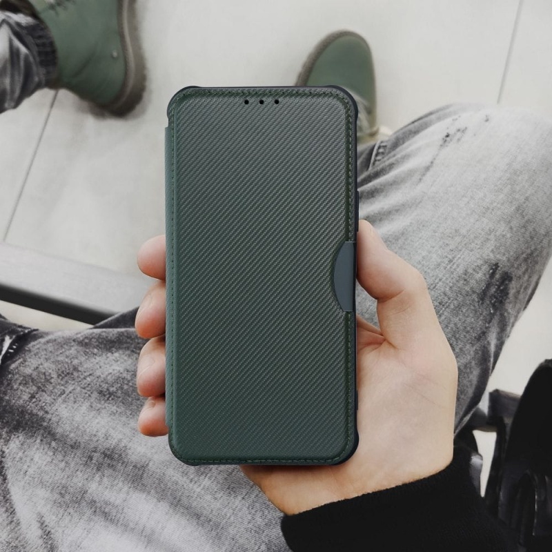 Etui Razor Book do Samsung Galaxy A23 5G - Zielony
