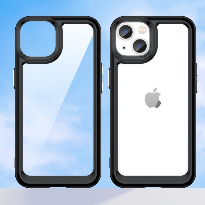 Etui Outer Hybrid do Apple iPhone 14 - Czarny