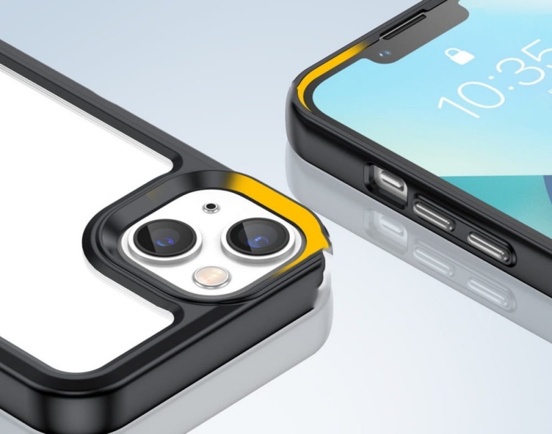 Etui Outer Hybrid do Apple iPhone 14 - Czarny