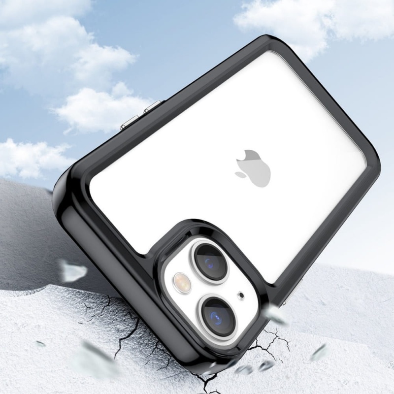 Etui Outer Hybrid do Apple iPhone 14 - Czarny