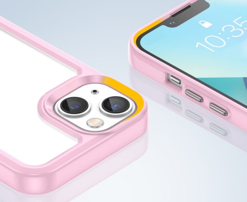 Etui Outer Hybrid do Apple iPhone 14 - Różowy