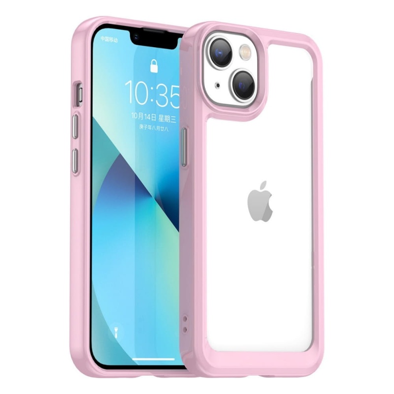 Etui Outer Hybrid do Apple iPhone 14 - Różowy