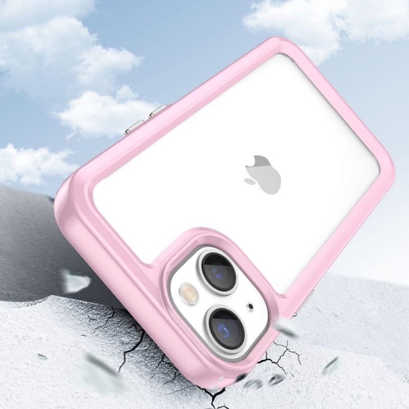 Etui Outer Hybrid do Apple iPhone 14 - Różowy