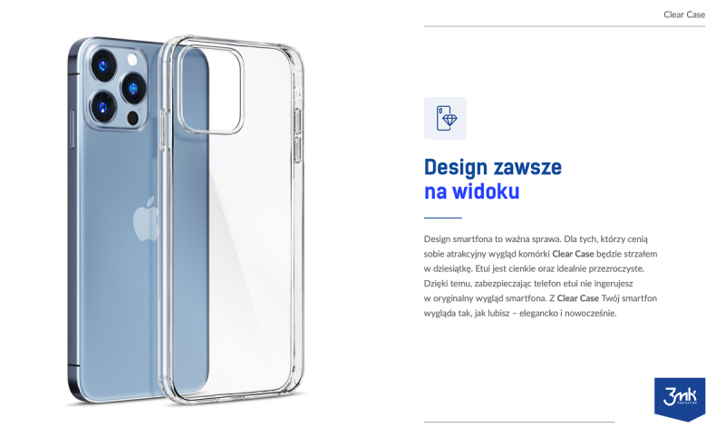 Etui 3mk Clear Case do Apple iPhone 14