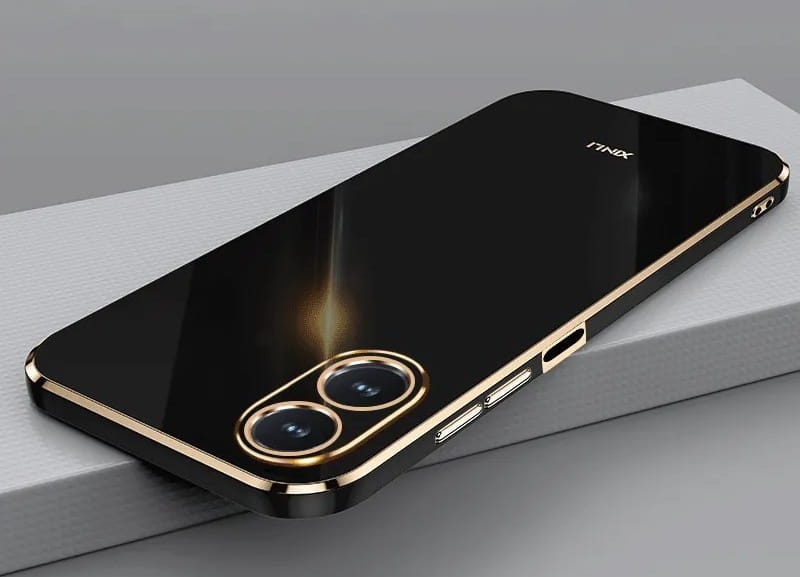 Etui XINLI Gold do Oppo A17 - Czarny