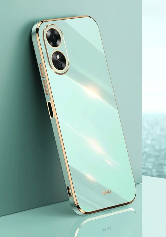 Etui XINLI Gold do Oppo A17 - Czarny