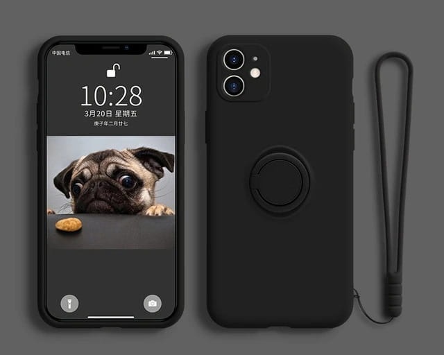 Etui Ring Fiber do Apple iPhone 12 Mini - 3 kolory
