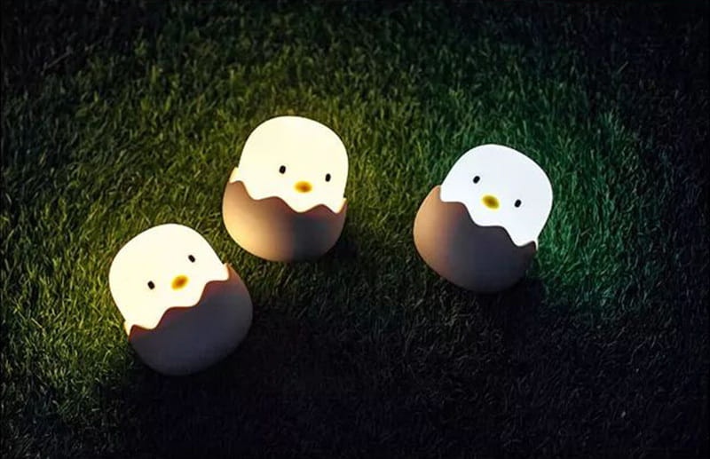 Miękka lampka nocna dla dziecka Silikon Chicken