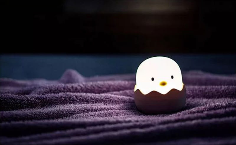 Miękka lampka nocna dla dziecka Silikon Chicken