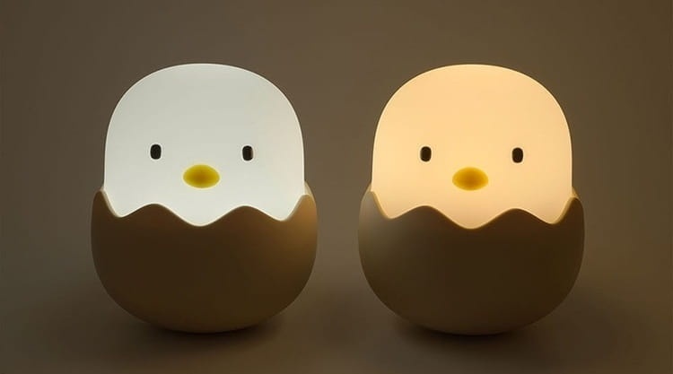 Miękka lampka nocna dla dziecka Silikon Chicken