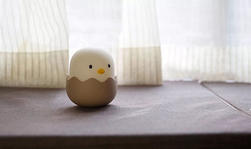 Miękka lampka nocna dla dziecka Silikon Chicken