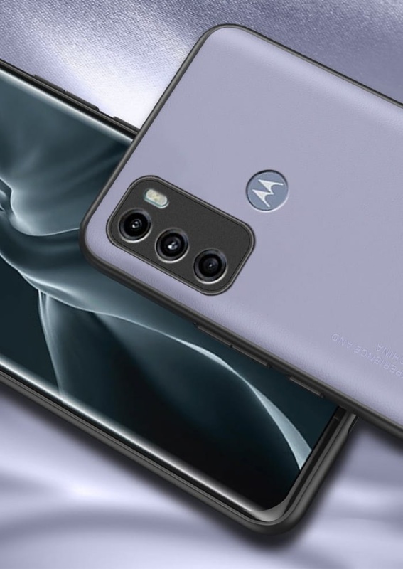 Etui Leather Code do Motorola Moto G60 - 2 kolory