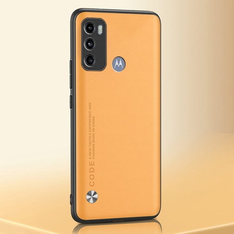 Etui Leather Code do Motorola Moto G60 - 2 kolory