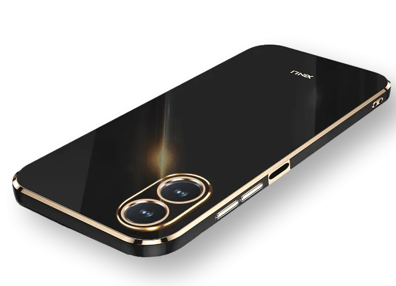 Etui XINLI Gold do Oppo A17 - Czarny