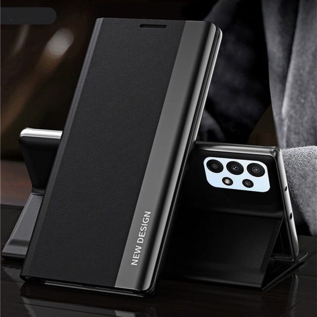 Etui Leather New do Oppo A54 - Różowy