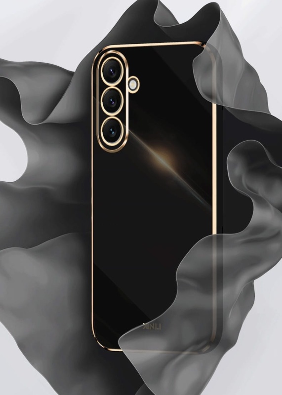 Etui XINLI Gold do Samsung Galaxy A14 5G - Czarny