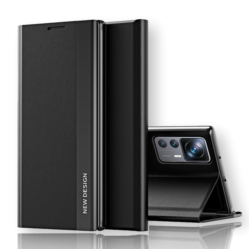 Etui Leather New do Xiaomi Redmi 12C - Różowy