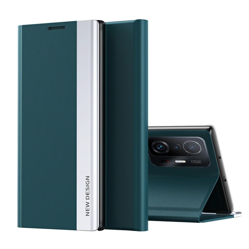 Etui Leather New do Xiaomi Redmi Note 12 - Różowy