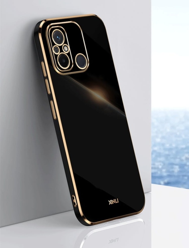 Etui XINLI Gold do Xiaomi Redmi 12C - Czarny