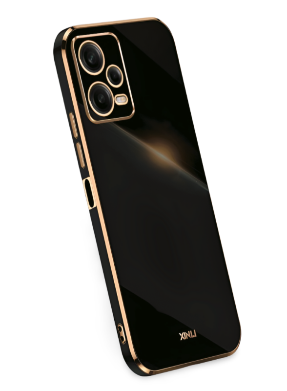 Etui XINLI Gold do Xiaomi Redmi Note 12 Pro - Czarny