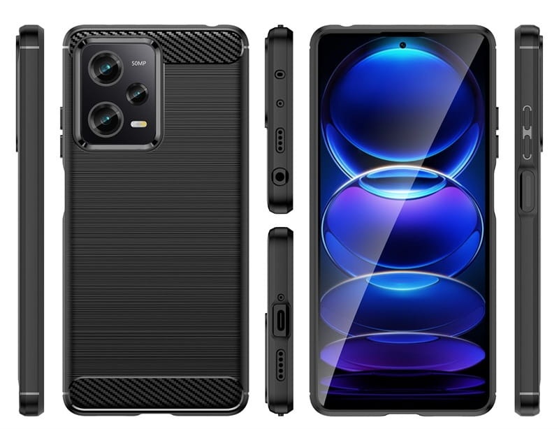 Etui Rug Carbon do Xiaomi Redmi Note 12