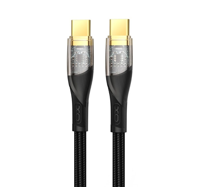 Kabel XO Clear USB C - USB C - 1m - 60W