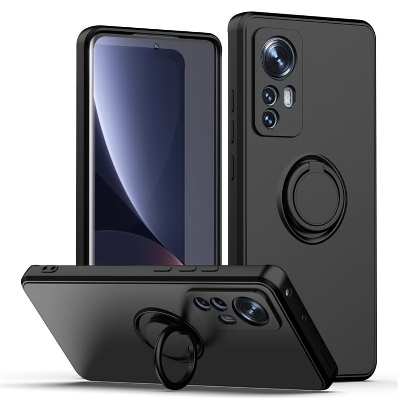 Etui Ring Fiber do Xiaomi Redmi Note 12S - Czarny