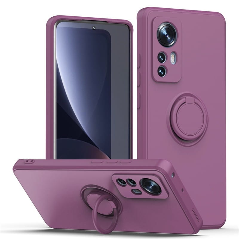 Etui Ring Fiber do Xiaomi Redmi Note 12S - Czarny