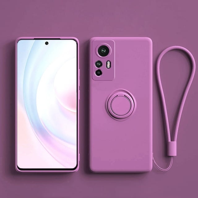 Etui Ring Fiber do Xiaomi Redmi Note 12S - Czarny