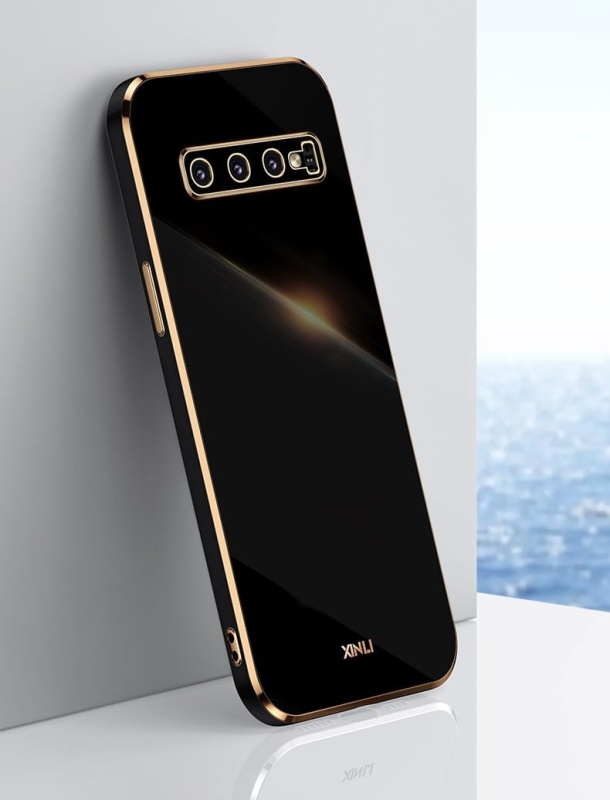 Etui XINLI Gold do Samsung Galaxy S10+ Plus - Czarny