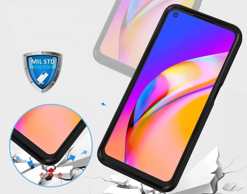 Etui 360 Solid do Oppo A74 5G
