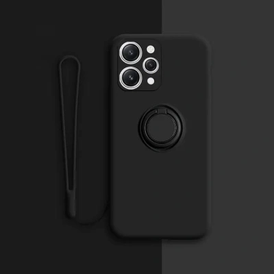 Etui Ring Fiber do Xiaomi Redmi 12 - Czarny