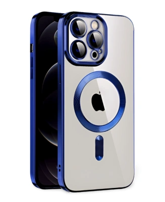 Etui Electro MagSafe do Apple iPhone 12 Pro - Niebieski