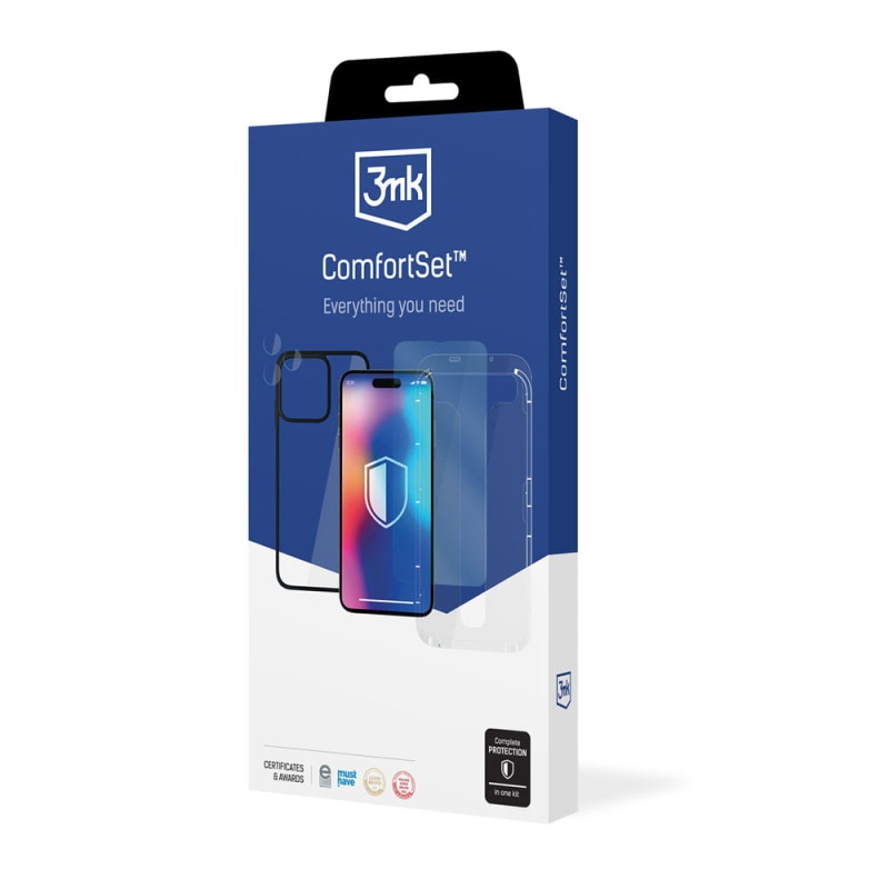 Etui + 2x szkło do Apple iPhone 11 - 3mk Comfort Set 4 in 1