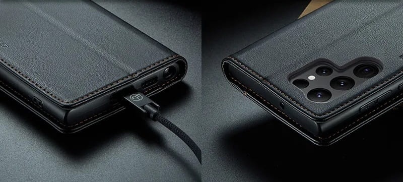 Etui CaseMe Leather do Samsung Galaxy S23 Plus