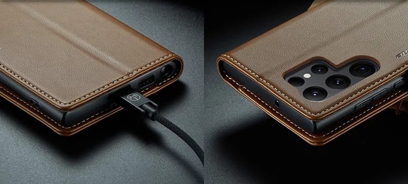 Etui CaseMe Leather do Samsung Galaxy S23 Plus