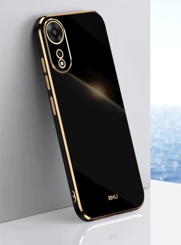 Etui XINLI Gold do Oppo A78 - Czarny