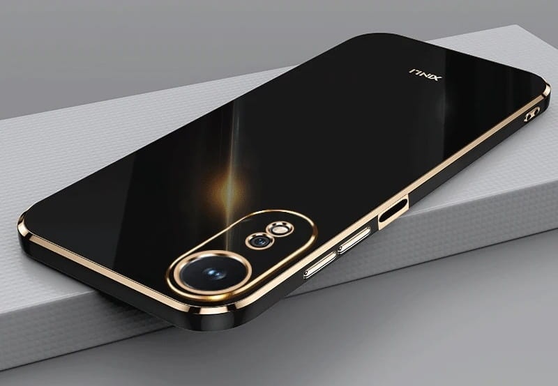 Etui XINLI Gold do Oppo A78 - Czarny