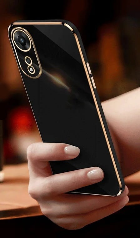 Etui XINLI Gold do Oppo A78 - Czarny