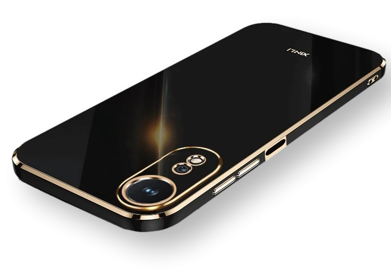 Etui XINLI Gold do Oppo A78 - Czarny