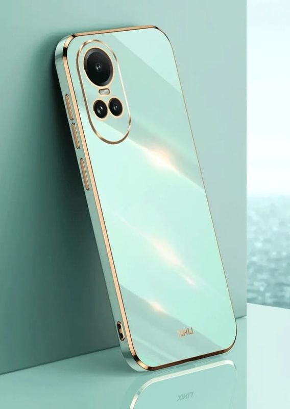 Etui XINLI Gold do Oppo Reno 10 / 10 Pro - Zielony