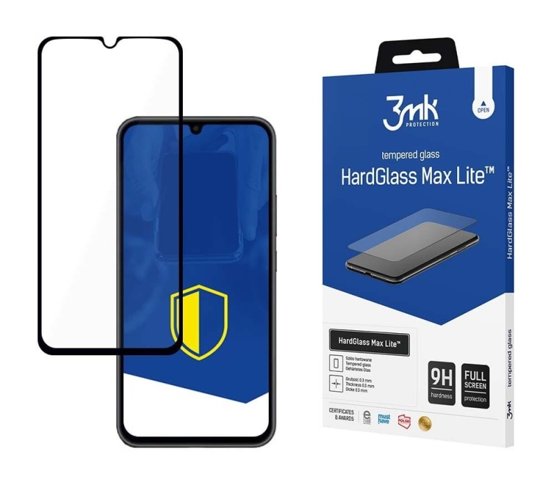 zkło 3mk HardGlass Max Lite do Samsung Galaxy M34 5G