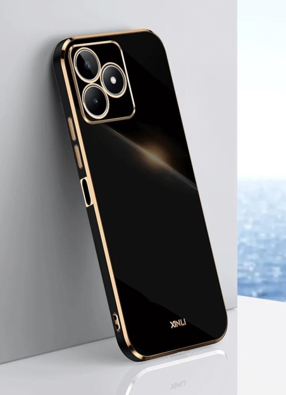 Etui XINLI Gold do Realme C53 - Czarny