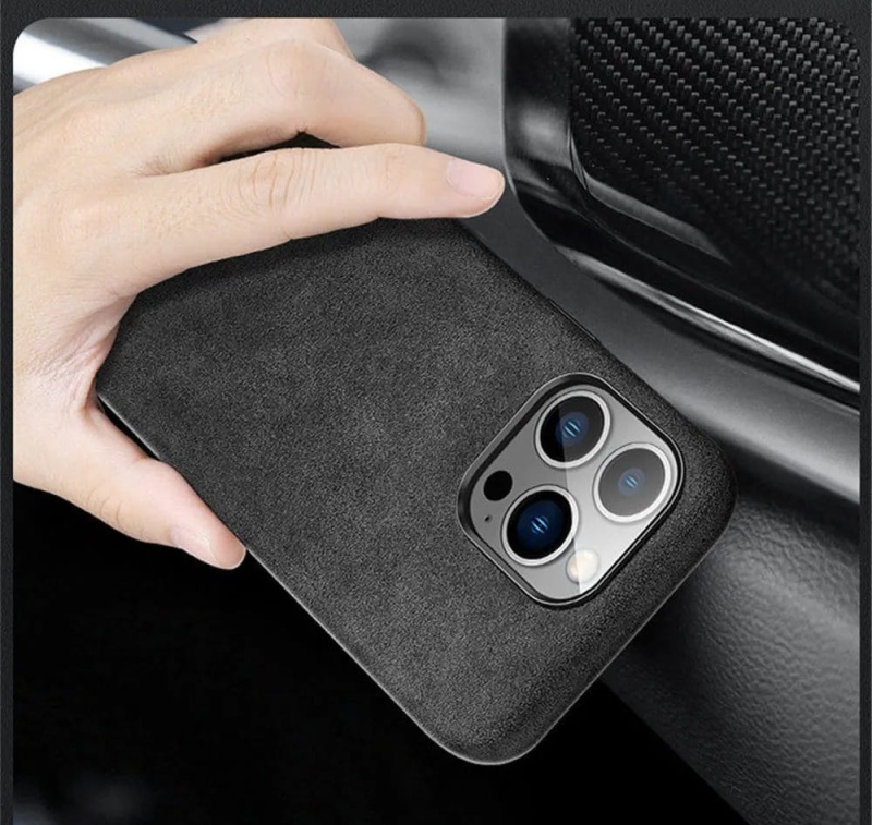 Etui Alcantare Mag Safe do Apple iPhone 14 Pro