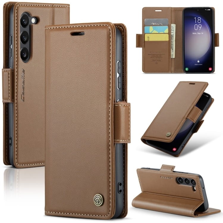 Etui CaseMe Leather do Samsung Galaxy S23 FE