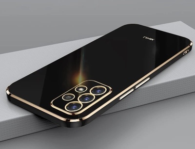 Etui XINLI Gold do Samsung Galaxy A71 - Czarny