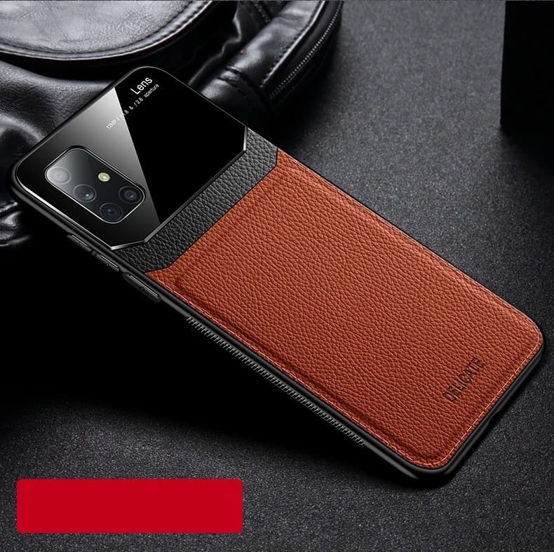 Etui Leather Glass do Samsung Galaxy A51 - 4 kolory