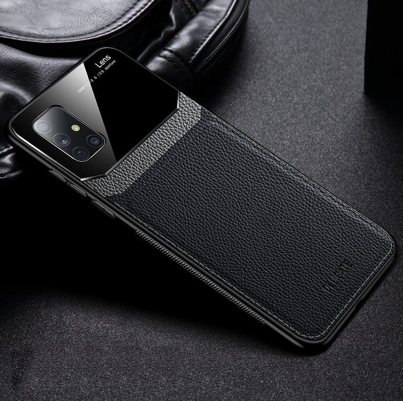 Etui Leather Glass do Samsung Galaxy A51 - 2 kolory