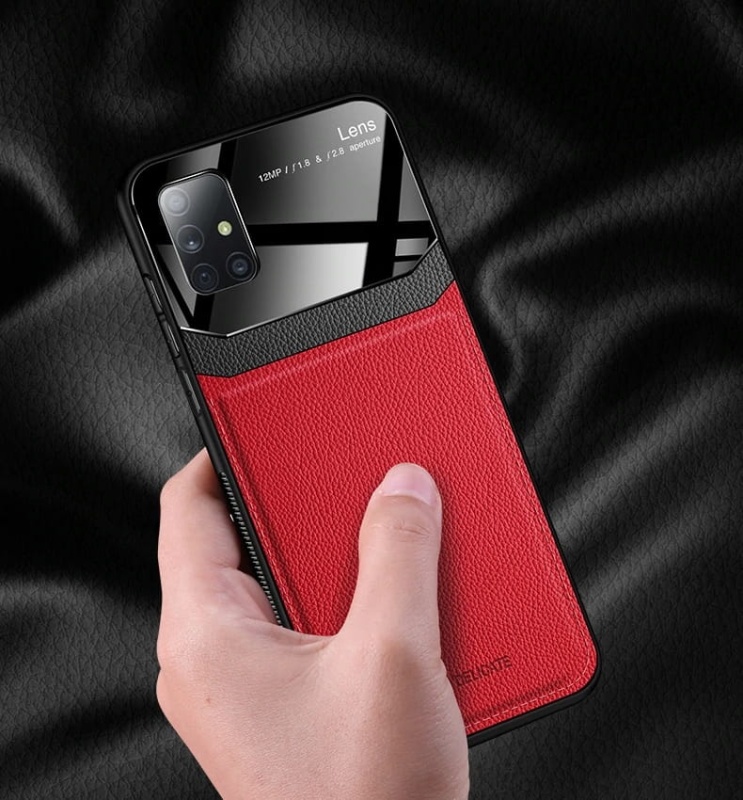 Etui Leather Glass do Samsung Galaxy A51 - 2 kolory