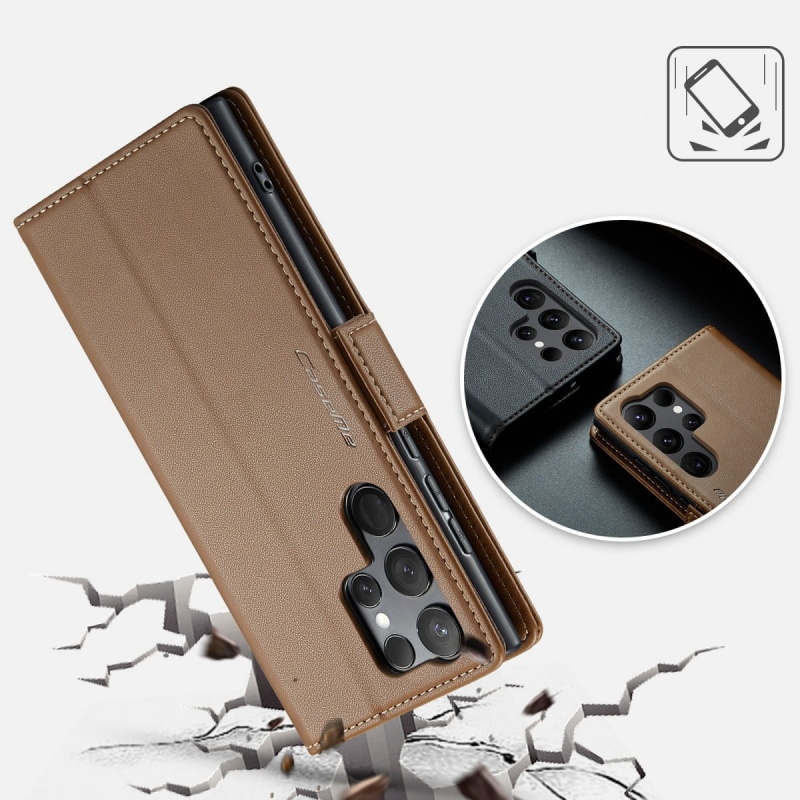 Etui CaseMe Leather do Samsung Galaxy S23 Ultra - 3 kolory